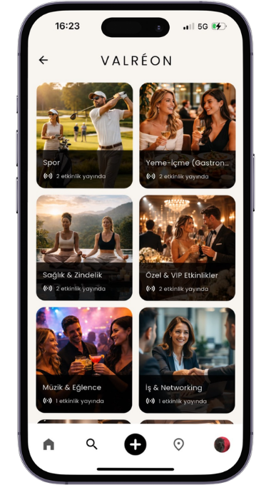 Valreon – Premium Event Platform Mobile Application